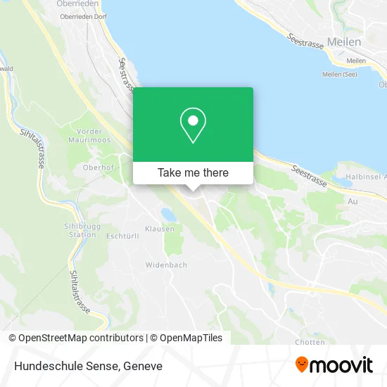 Hundeschule Sense map