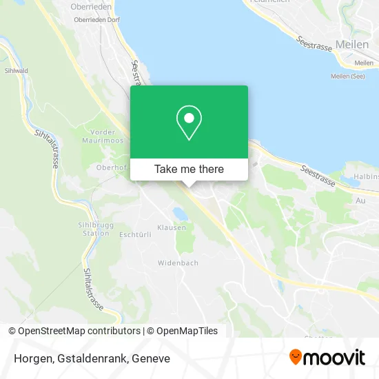 Horgen, Gstaldenrank map