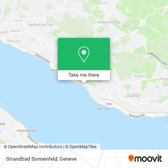 Strandbad Sonnenfeld map