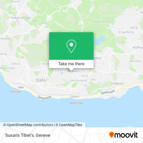 Susan's Tibet's map