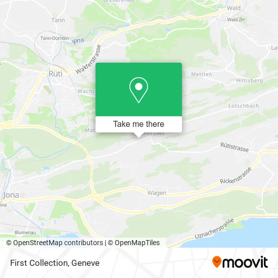 First Collection map