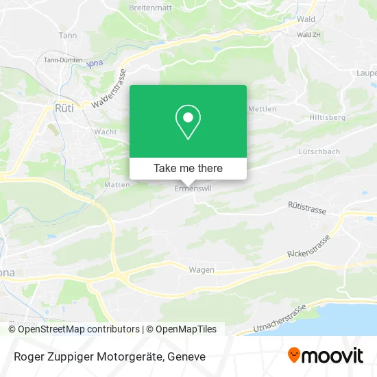 Roger Zuppiger Motorgeräte map