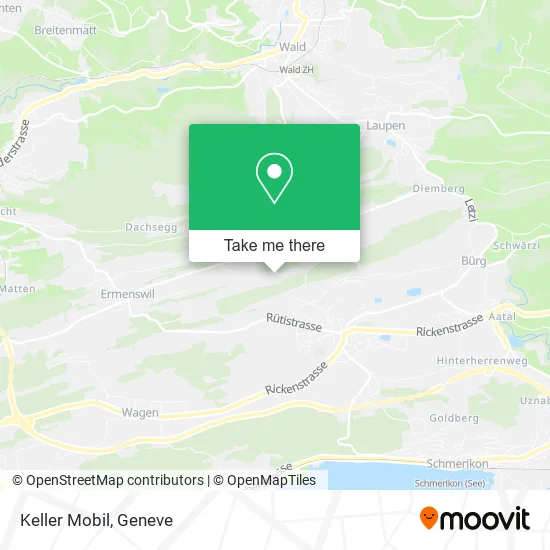 Keller Mobil map