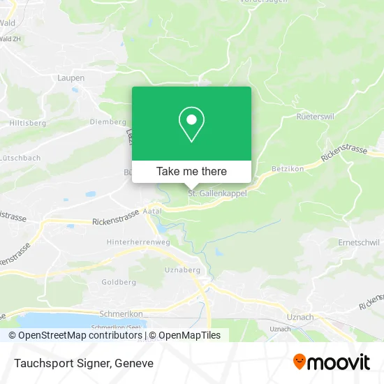 Tauchsport Signer map