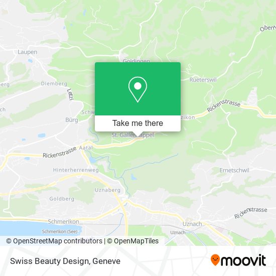 Swiss Beauty Design map