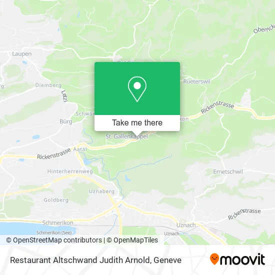 Restaurant Altschwand Judith Arnold map