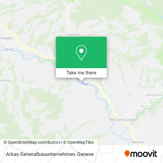 Arkas Generalbauunternehmen map