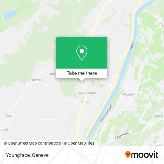 Youngface map