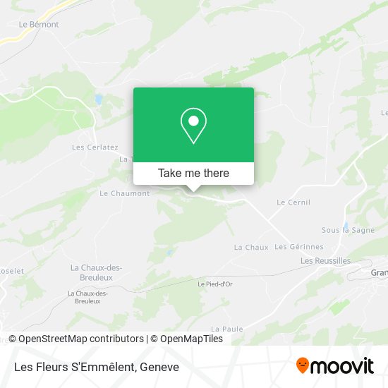 Les Fleurs S'Emmêlent map