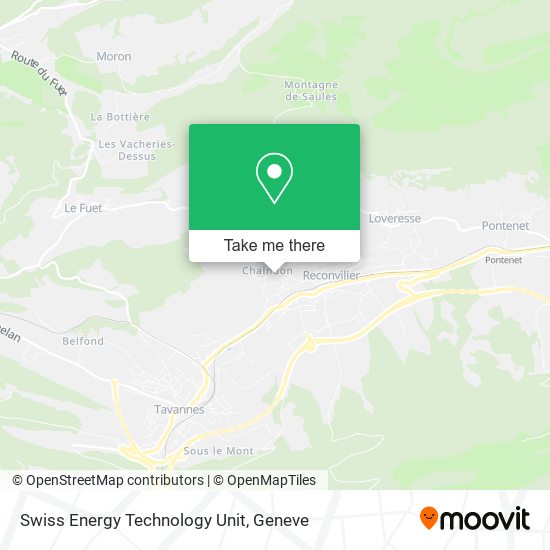 Swiss Energy Technology Unit map