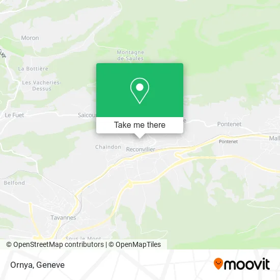 Ornya map
