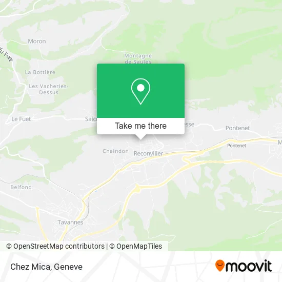 Chez Mica map