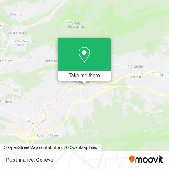 Postfinance map