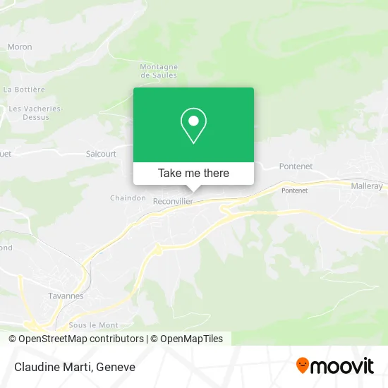 Claudine Marti map