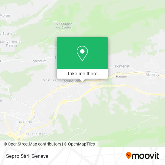 Sepro Sàrl map