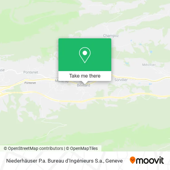 Niederhäuser P.a. Bureau d'Ingénieurs S.a. map