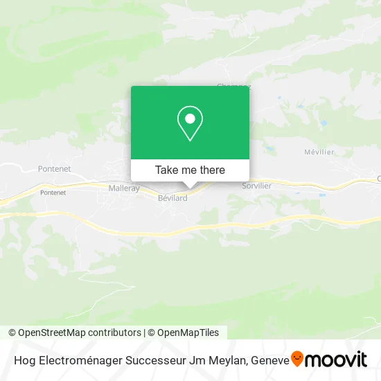 Hog Electroménager Successeur Jm Meylan map