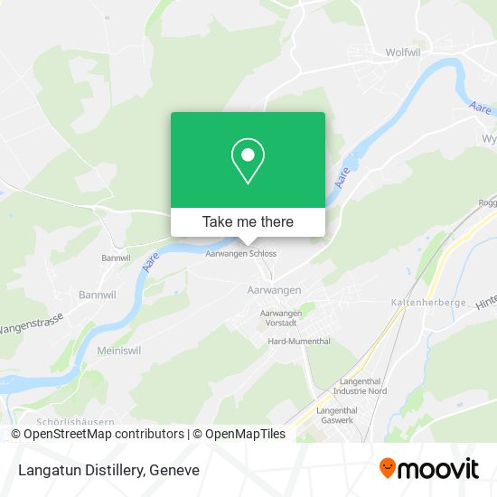 Langatun Distillery map