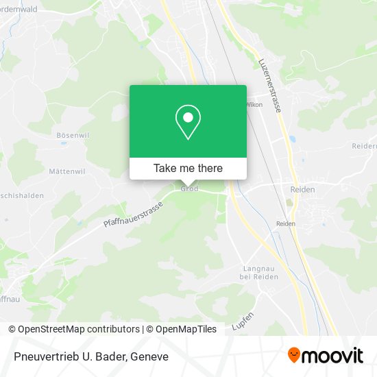 Pneuvertrieb U. Bader map