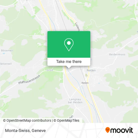 Monta-Swiss map