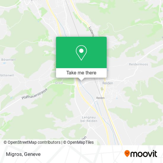 Migros map