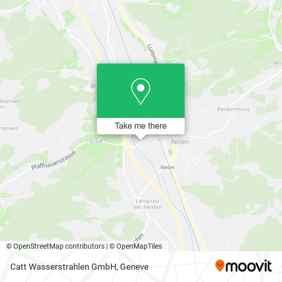 Catt Wasserstrahlen GmbH map