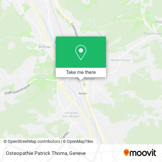 Osteopathie Patrick Thoma map