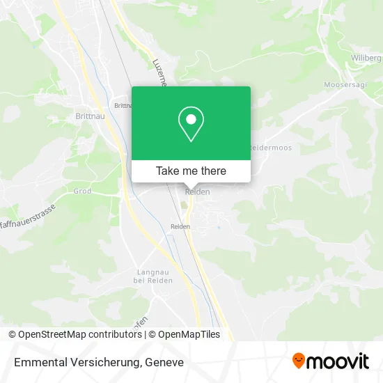 Emmental Versicherung map