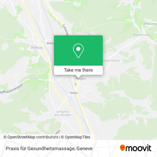 Praxis für Gesundheitsmassage map