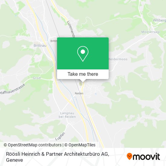 Röösli Heinrich & Partner Architekturbüro AG map