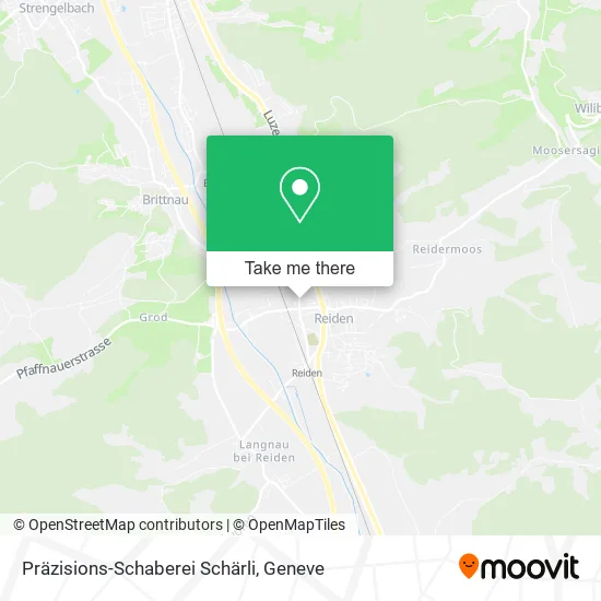 Präzisions-Schaberei Schärli map