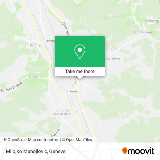 Milojko Manojlovic map