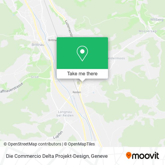 Die Commercio Delta Projekt-Design map