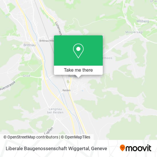 Liberale Baugenossenschaft Wiggertal map