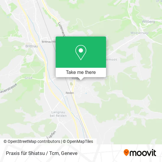 Praxis für Shiatsu / Tcm map