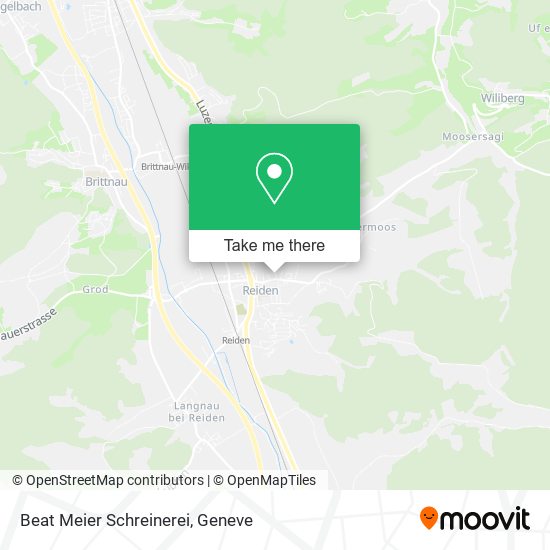 Beat Meier Schreinerei map