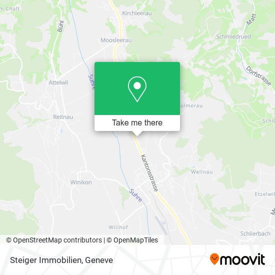 Steiger Immobilien map