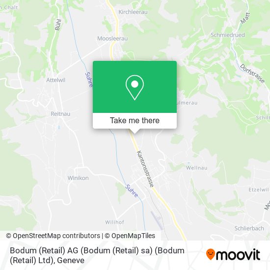 Bodum (Retail) AG (Bodum (Retail) sa) (Bodum (Retail) Ltd) map