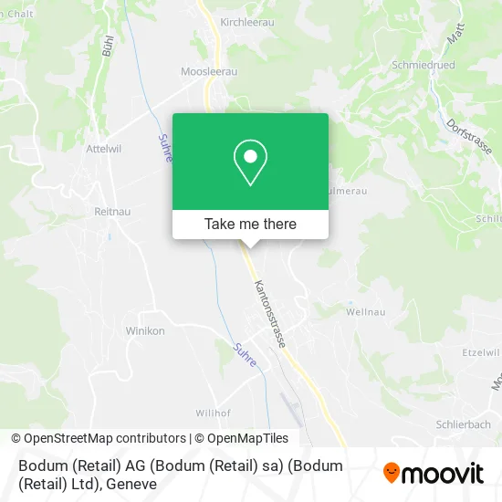 Bodum (Retail) AG (Bodum (Retail) sa) (Bodum (Retail) Ltd) map