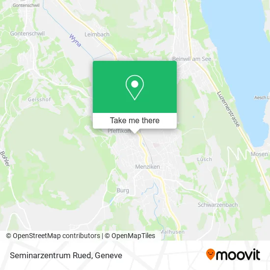 Seminarzentrum Rued map