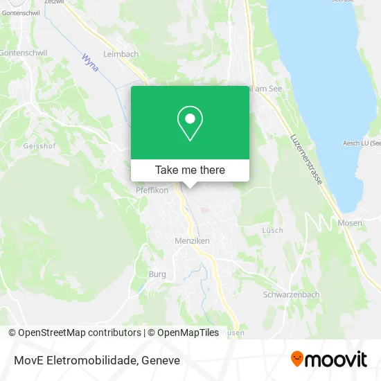 MovE Eletromobilidade map