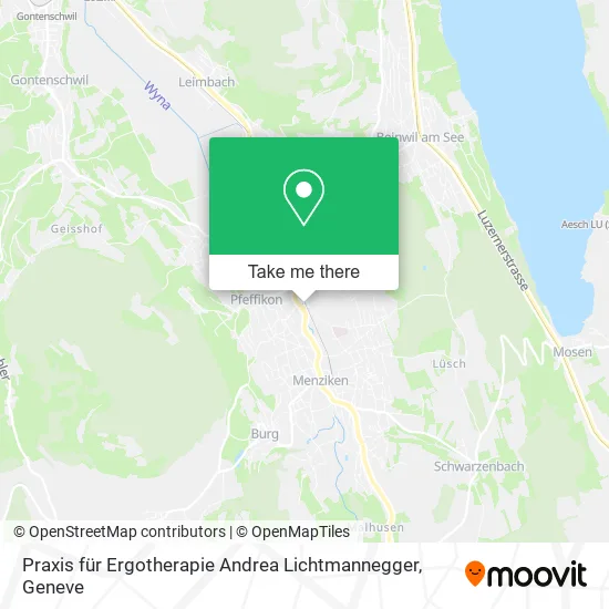 Praxis für Ergotherapie Andrea Lichtmannegger map