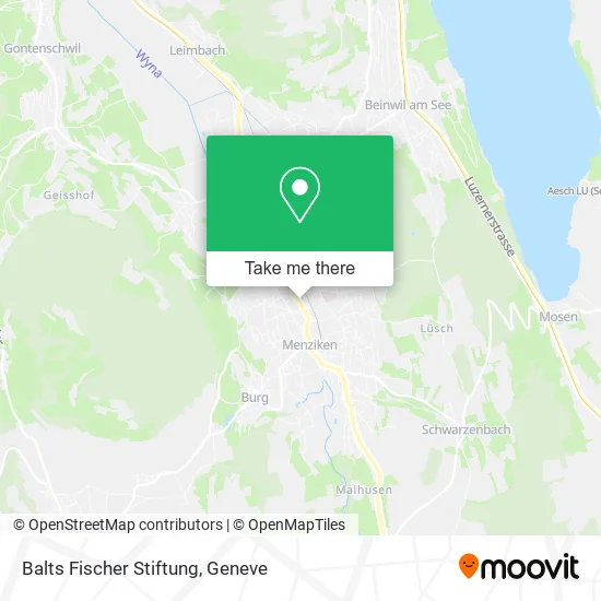 Balts Fischer Stiftung map