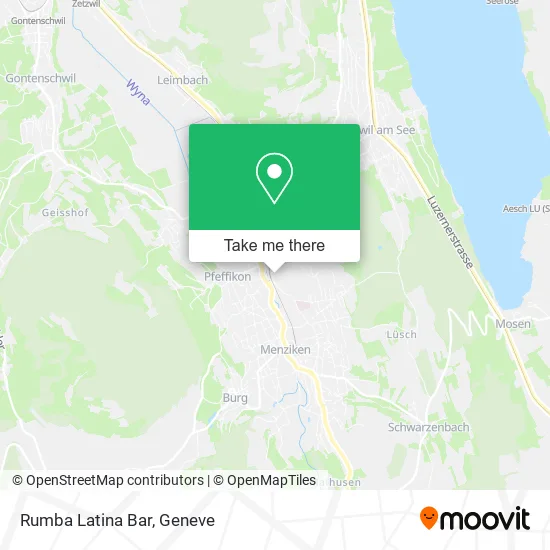 Rumba Latina Bar plan