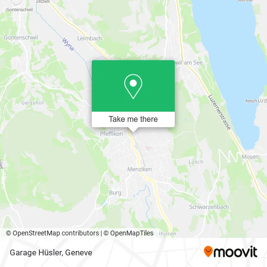 Garage Hüsler map