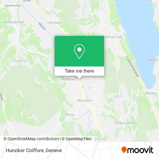 Hunziker Coiffure map