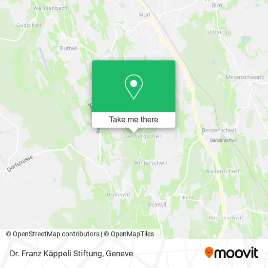 Dr. Franz Käppeli Stiftung map