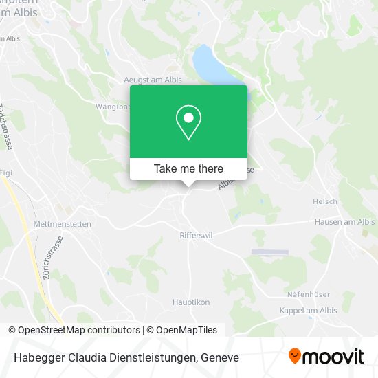 Habegger Claudia Dienstleistungen map