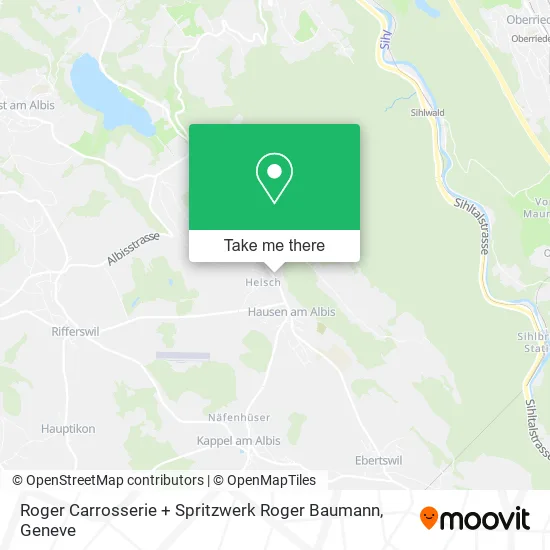 Roger Carrosserie + Spritzwerk Roger Baumann map