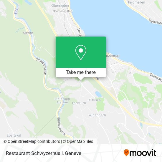 Restaurant Schwyzerhüsli map